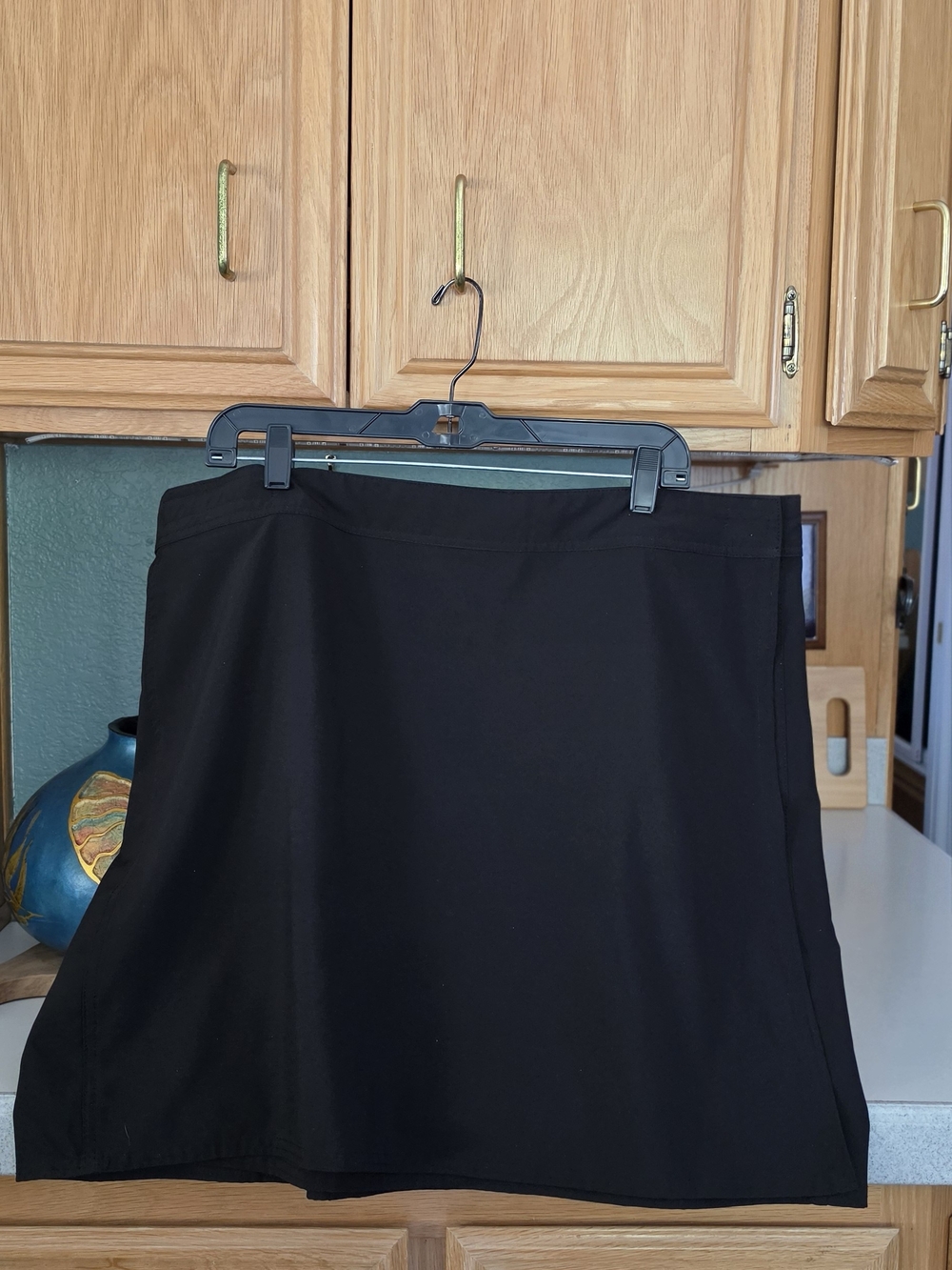 EUC RIPSkirt Hawaii Black A-Line Velcro Wrap Skirt XXL